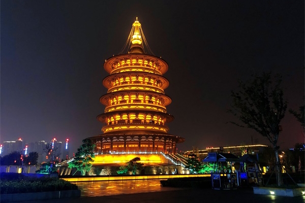 古建筑燈光亮化，展現(xiàn)古建千年文化